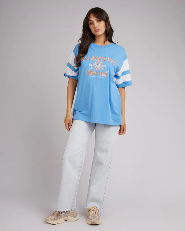 All About Eve Game Tee Blue