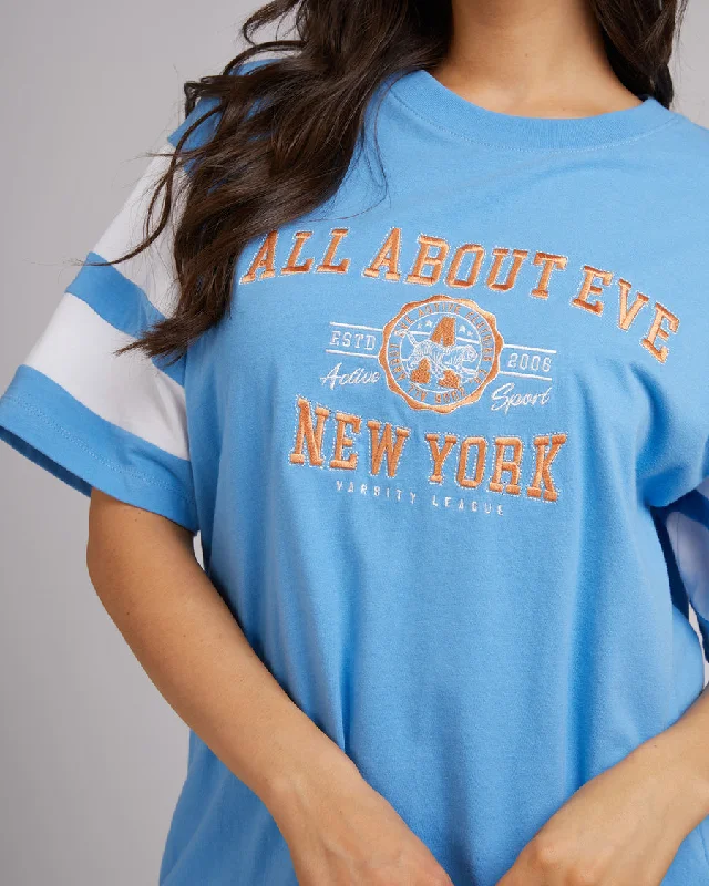 All About Eve Game Tee Blue