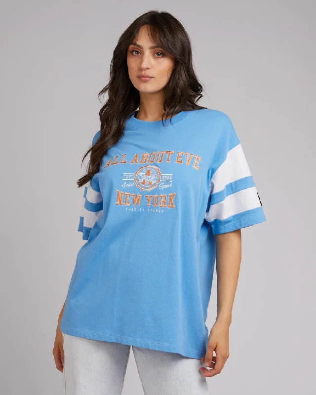 All About Eve Game Tee Blue