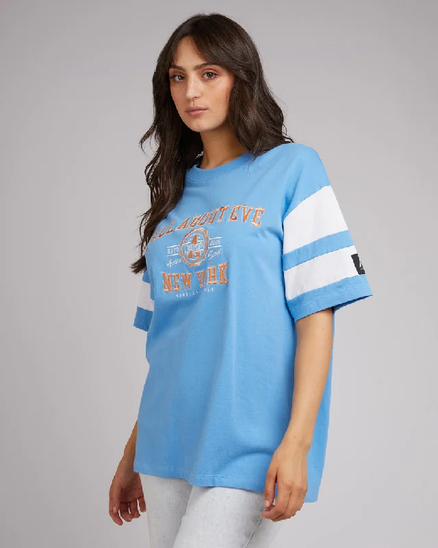 All About Eve Game Tee Blue