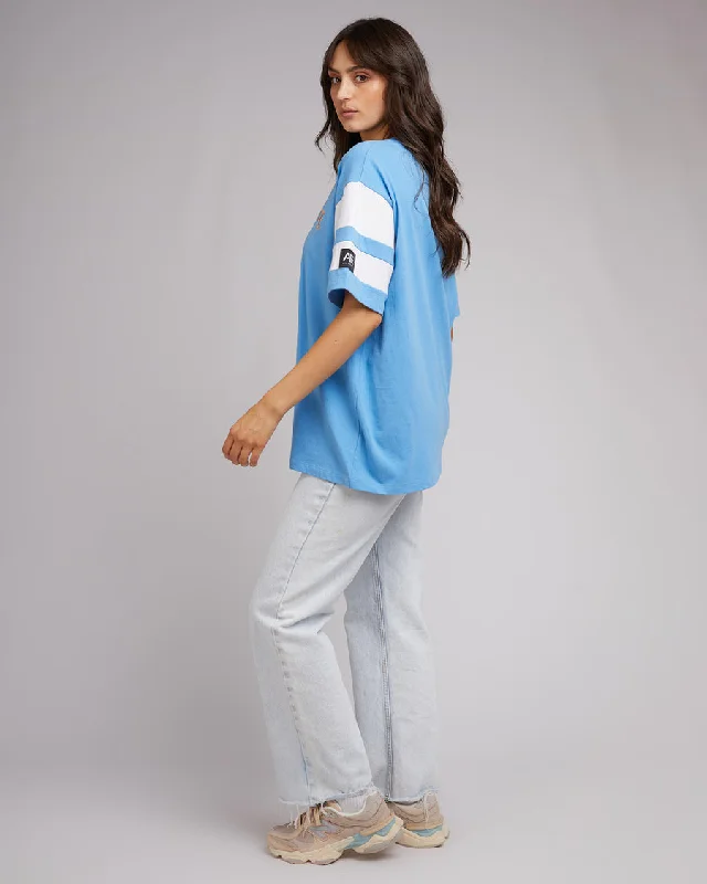 All About Eve Game Tee Blue