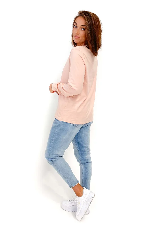 As Colour Dice Long Sleeve Tee Pale Pink