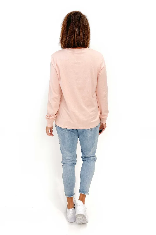 As Colour Dice Long Sleeve Tee Pale Pink