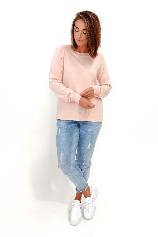 As Colour Dice Long Sleeve Tee Pale Pink