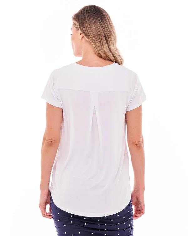 Betty Basics Ava Tee White