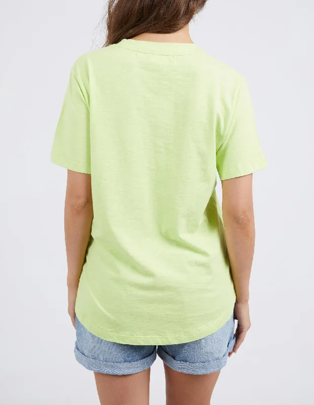 Elm Belle Fleurs Tee Keylime