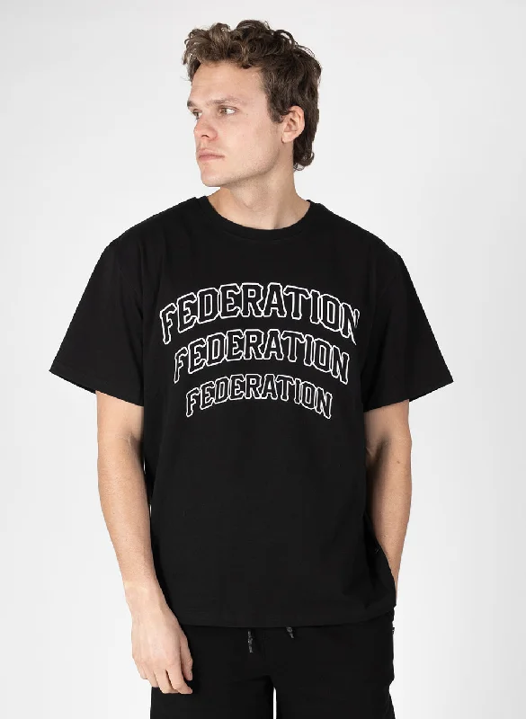 Federation Mens Our Tee In 3's Black