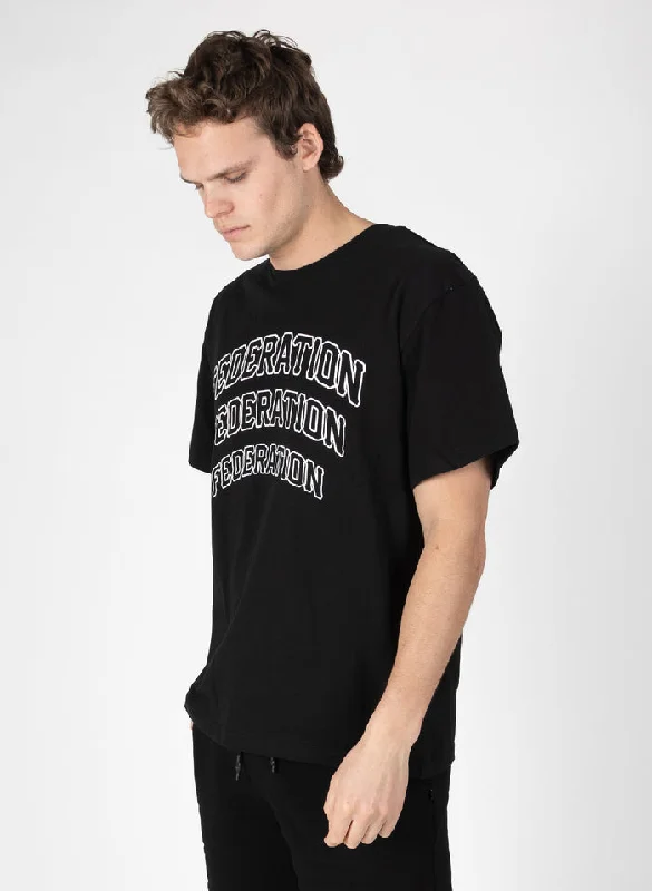 Federation Mens Our Tee In 3's Black