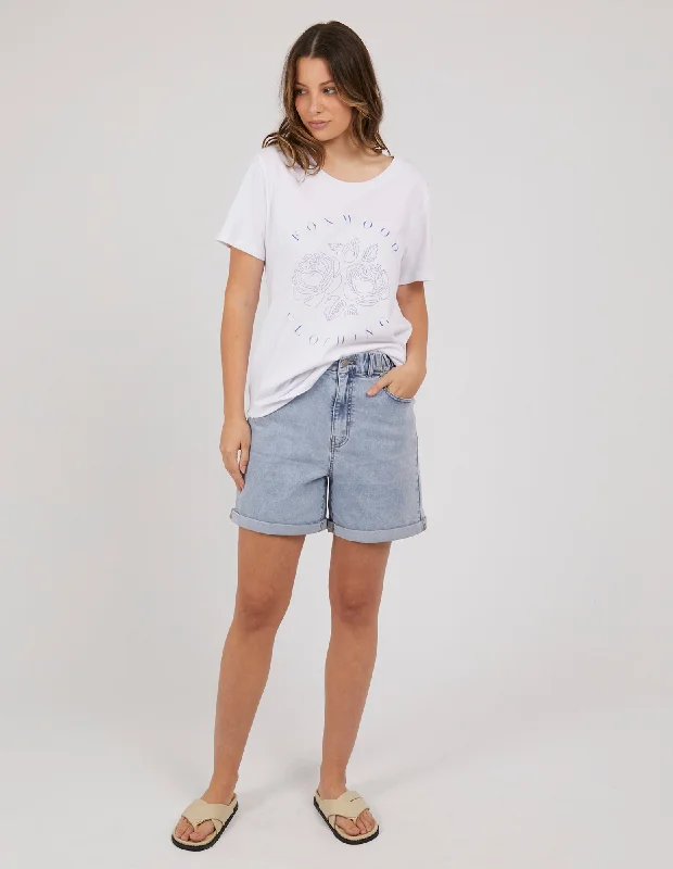 Foxwood Petal Tee White