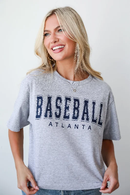 Baseball Atlanta Cropped Tee