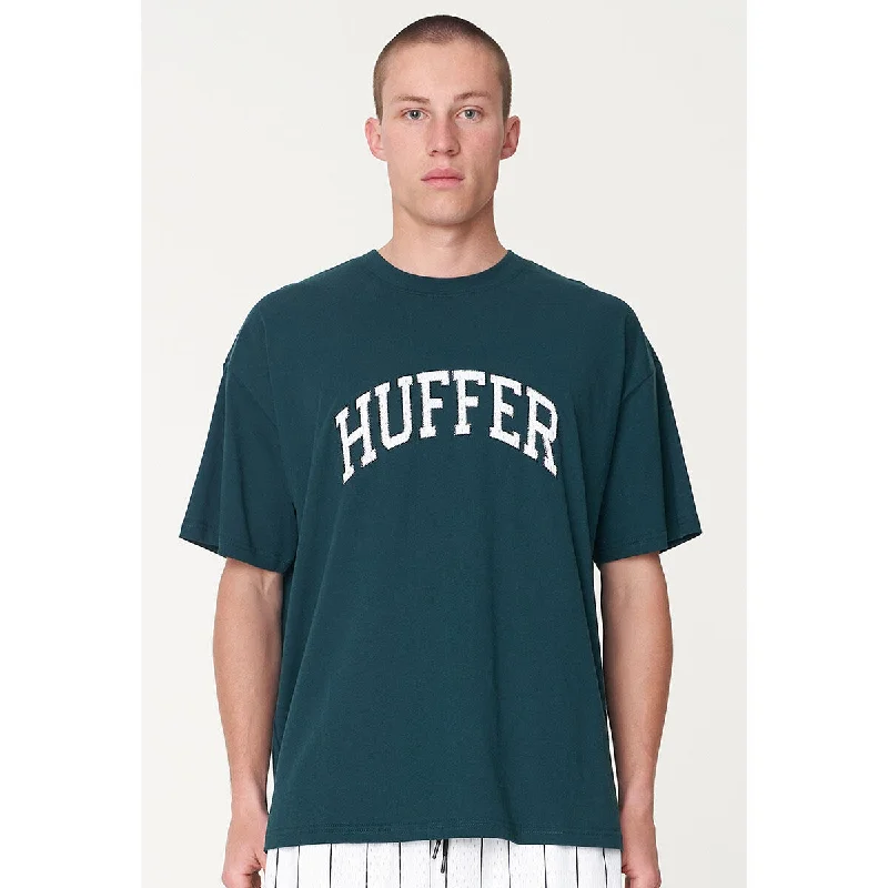 Huffer Mens Box Free Tee/3B Pin Emerald