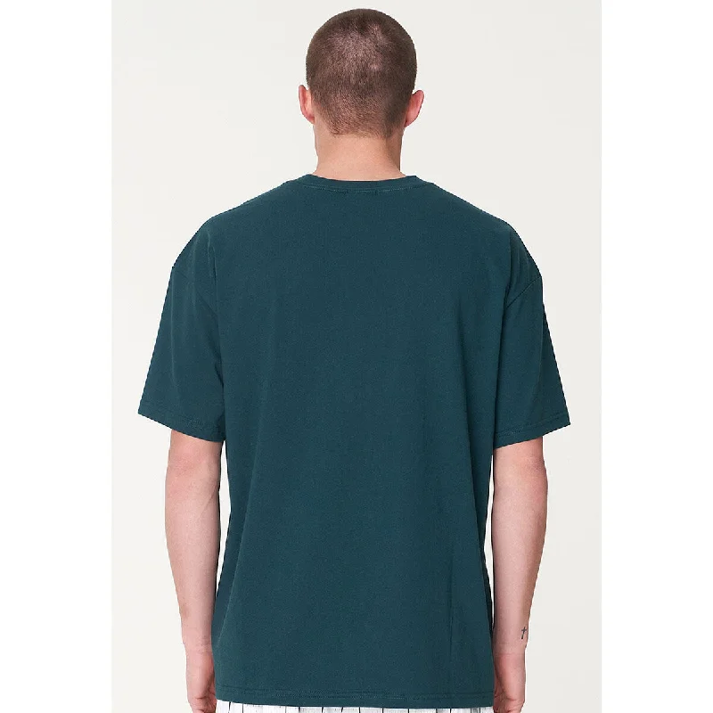 Huffer Mens Box Free Tee/3B Pin Emerald