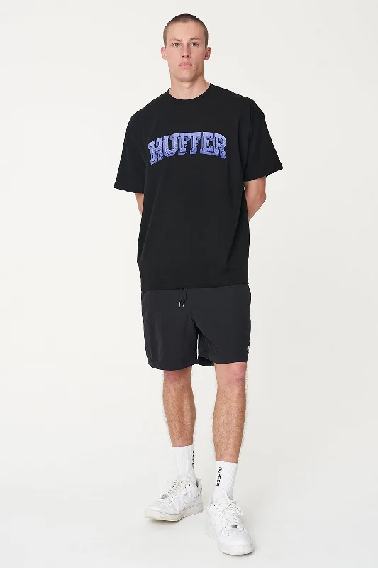 Huffer Mens Box Tee/Graduate Black