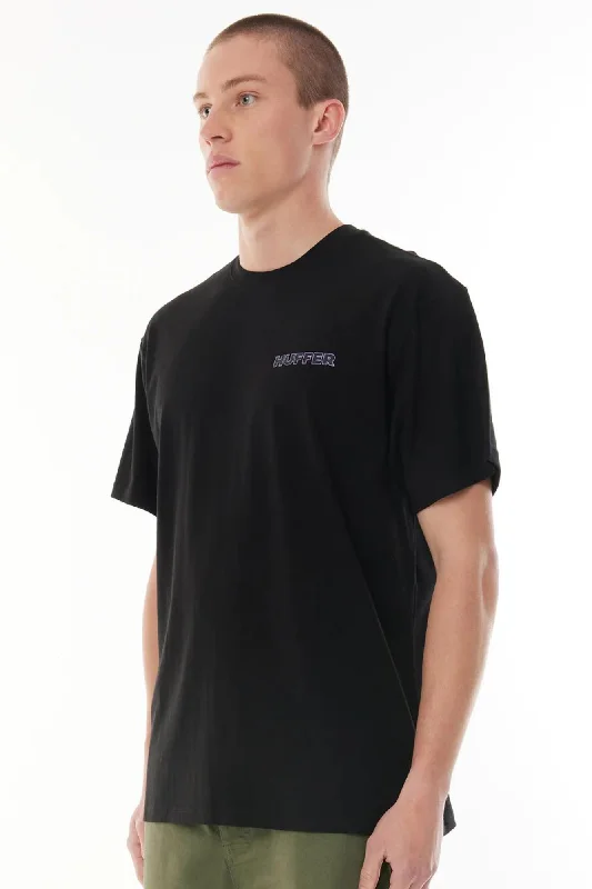 Huffer Mens Classic Tee/Bricks Black