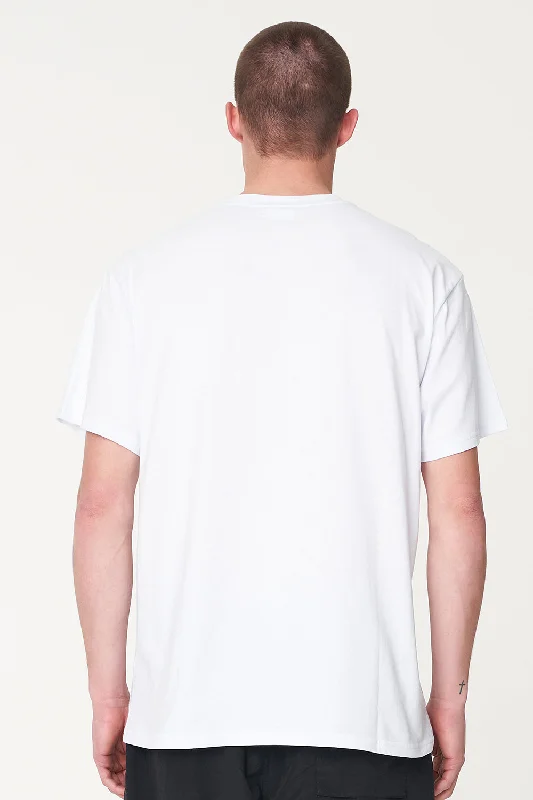 Huffer Mens Sup Tee/Free Throw White