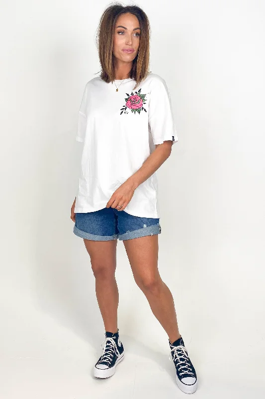 Rebel Club by Shine On Sideways Tee White