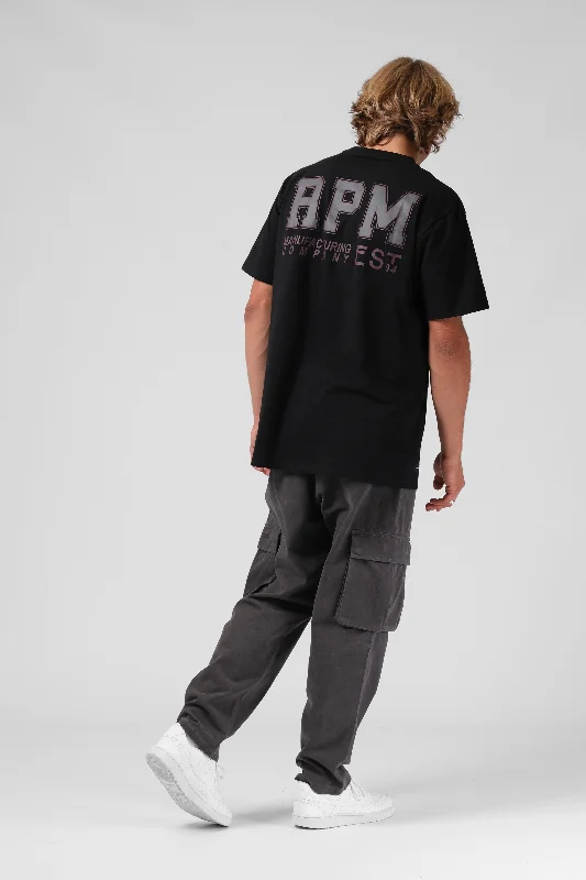 RPM Mens College 94 Tee Black