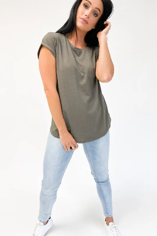 Silent Theory Lucy Tee Khaki