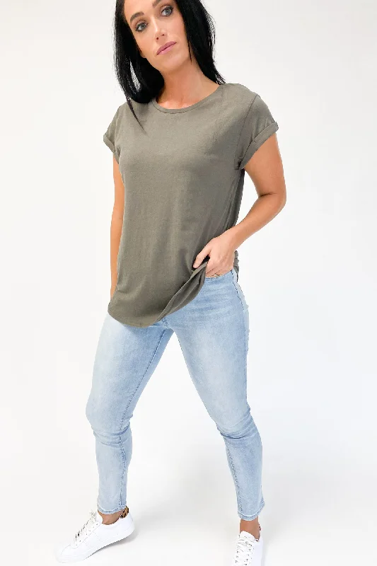 Silent Theory Lucy Tee Khaki