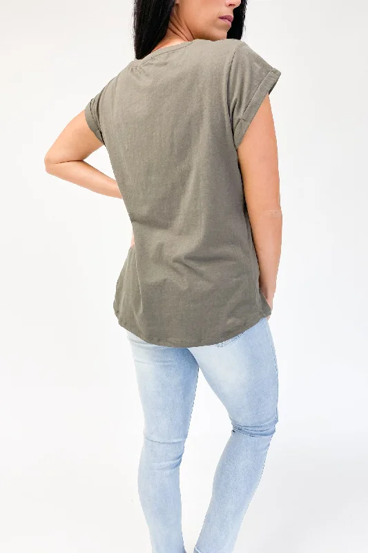 Silent Theory Lucy Tee Khaki