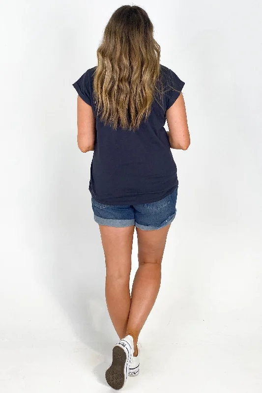 Silent Theory Lucy Tee Navy