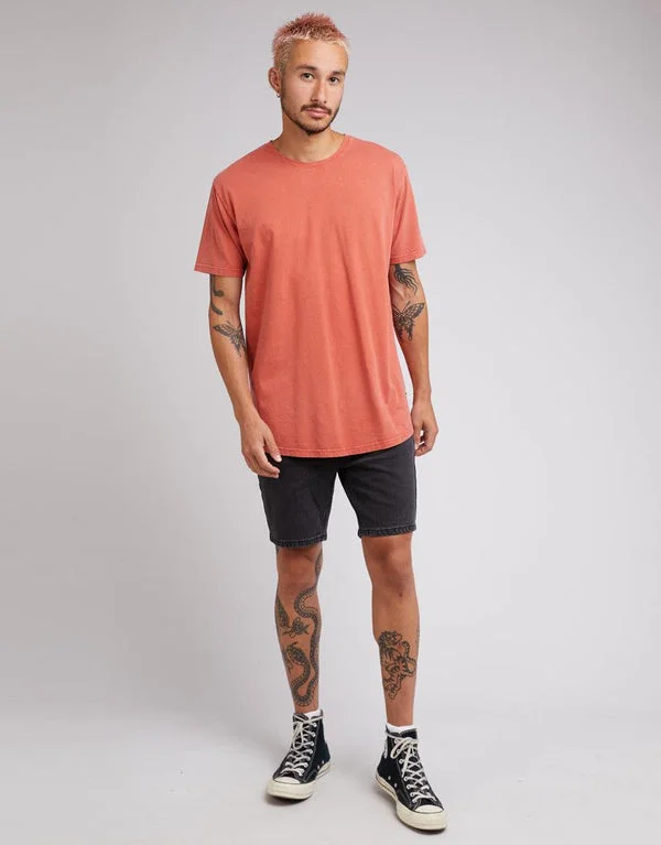 Silent Theory Mens Acid Tail Tee Orange