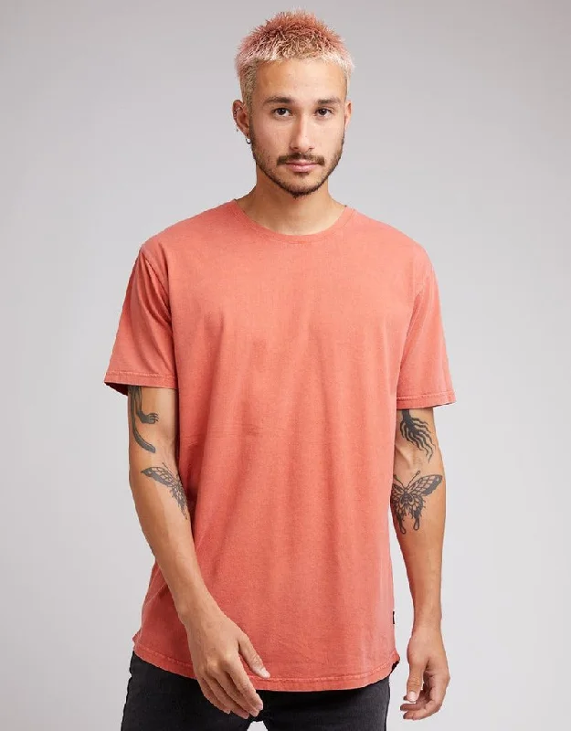 Silent Theory Mens Acid Tail Tee Orange