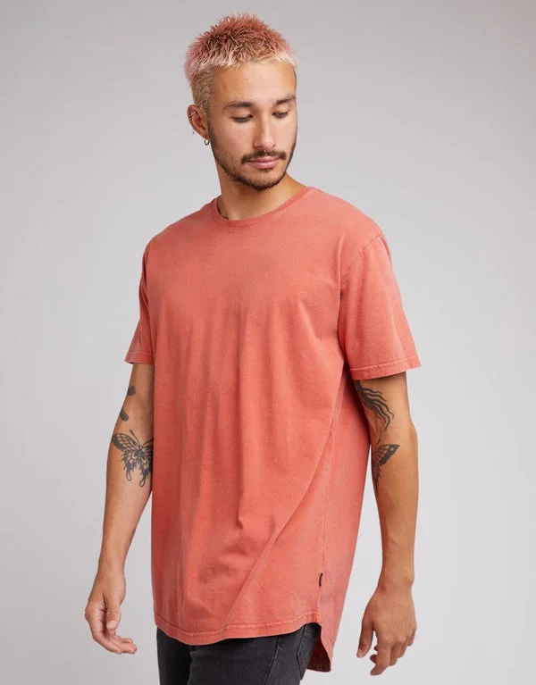 Silent Theory Mens Acid Tail Tee Orange