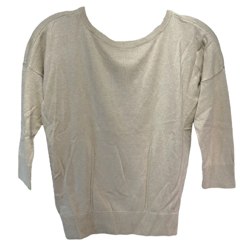 Sweater By Ann Taylor In Tan, Size: Xs