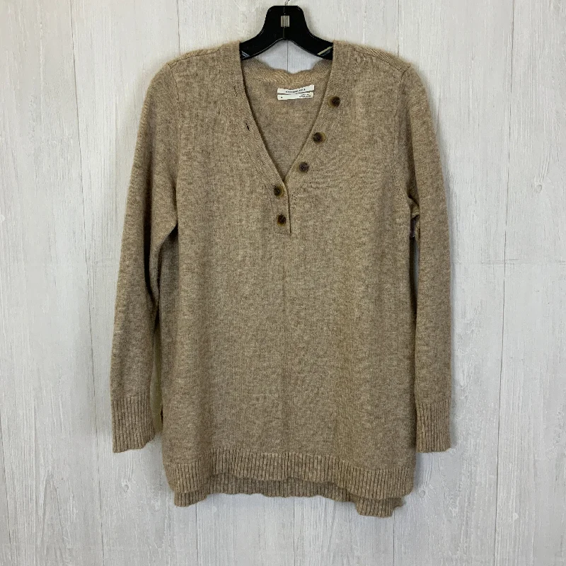 Sweater By Anthropologie In Cream, Size: M