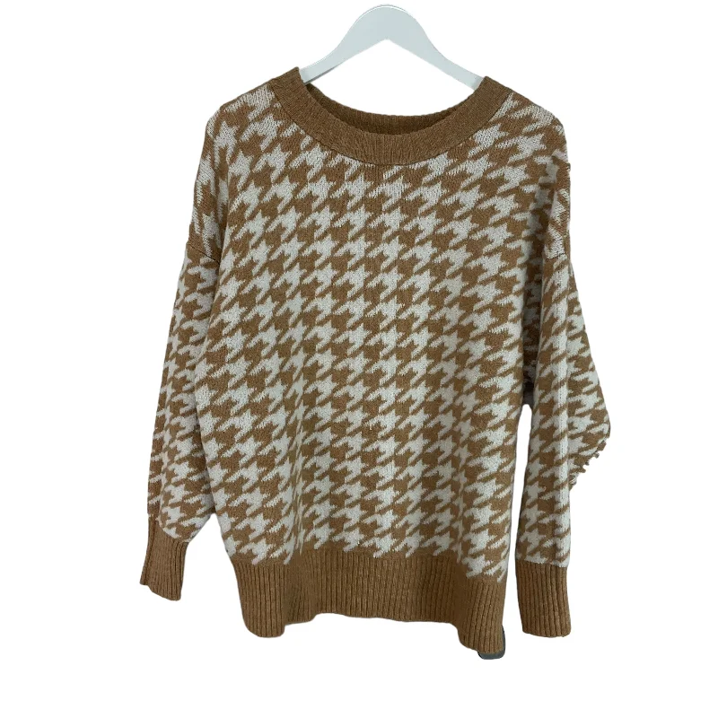 Sweater By Ava & Viv In Brown, Size: L