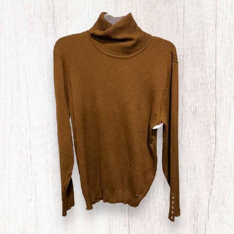 Sweater By Calvin Klein In Brown, Size: Xl