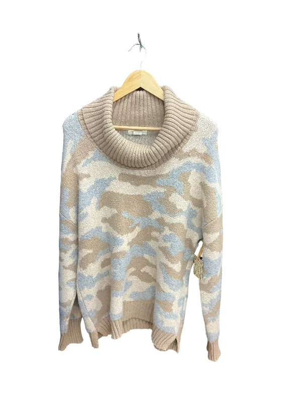 Sweater By Christian Siriano In Camouflage Print, Size: Xl