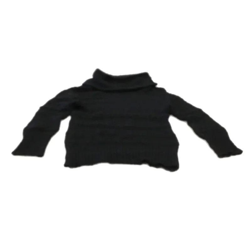 Sweater By Clothes Mentor In Black, Size: L