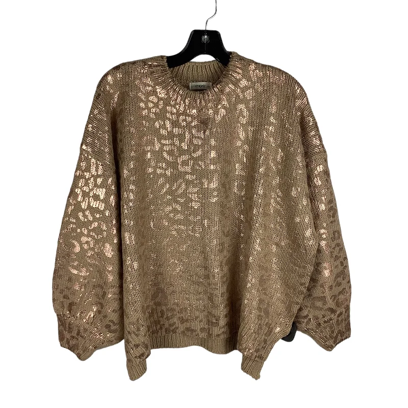 Sweater By Cmc In Tan, Size: S/M