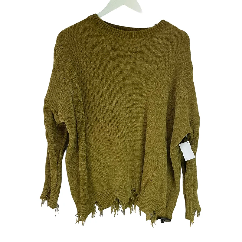 Sweater By Easel In Green, Size: S