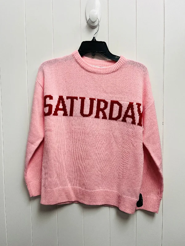 Sweater By English Factory In Pink, Size: Xs