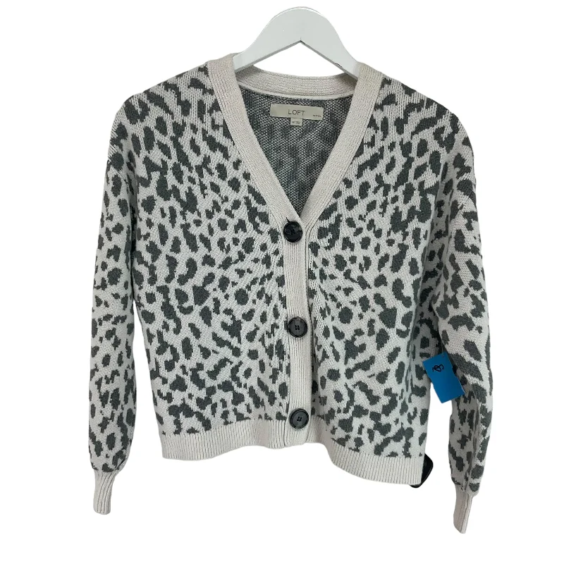 Sweater By Loft In Animal Print, Size: Petite  Medium