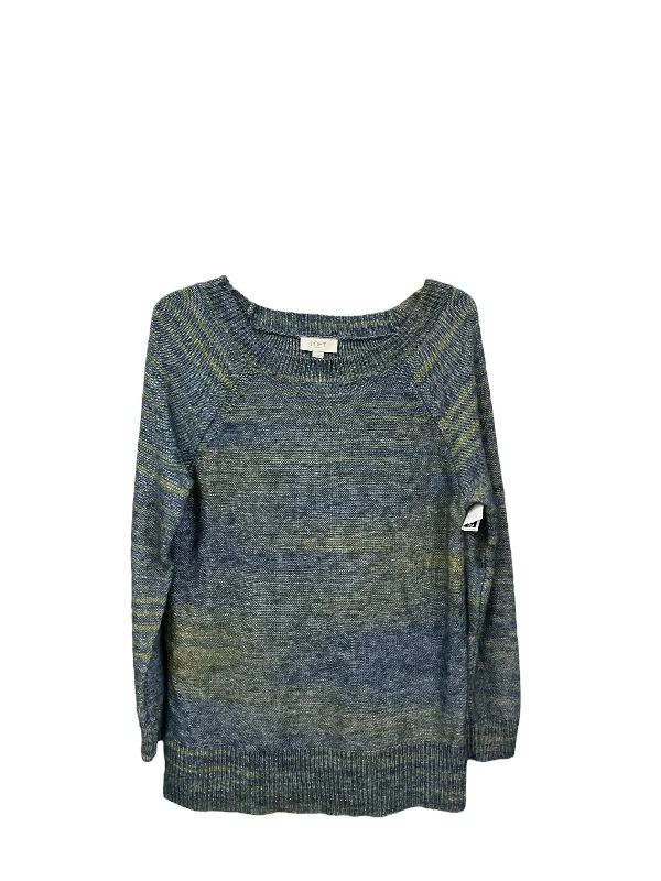 Sweater By Loft In Blue Green, Size: M