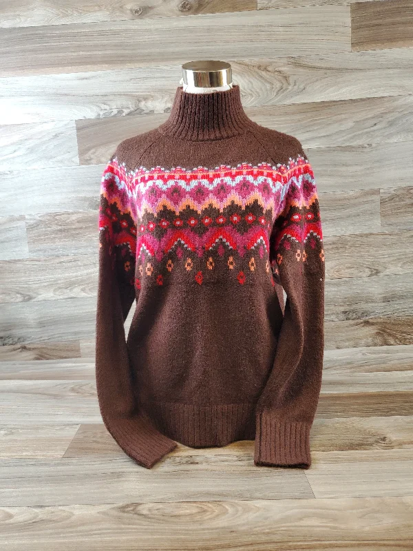 Sweater By Lou And Grey In Brown & Pink, Size: S