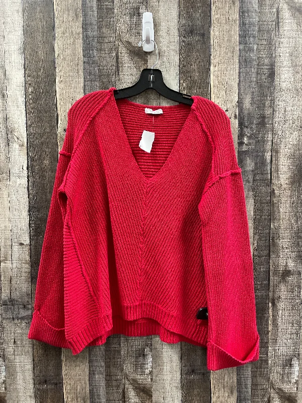 Sweater By Lush In Red, Size: S