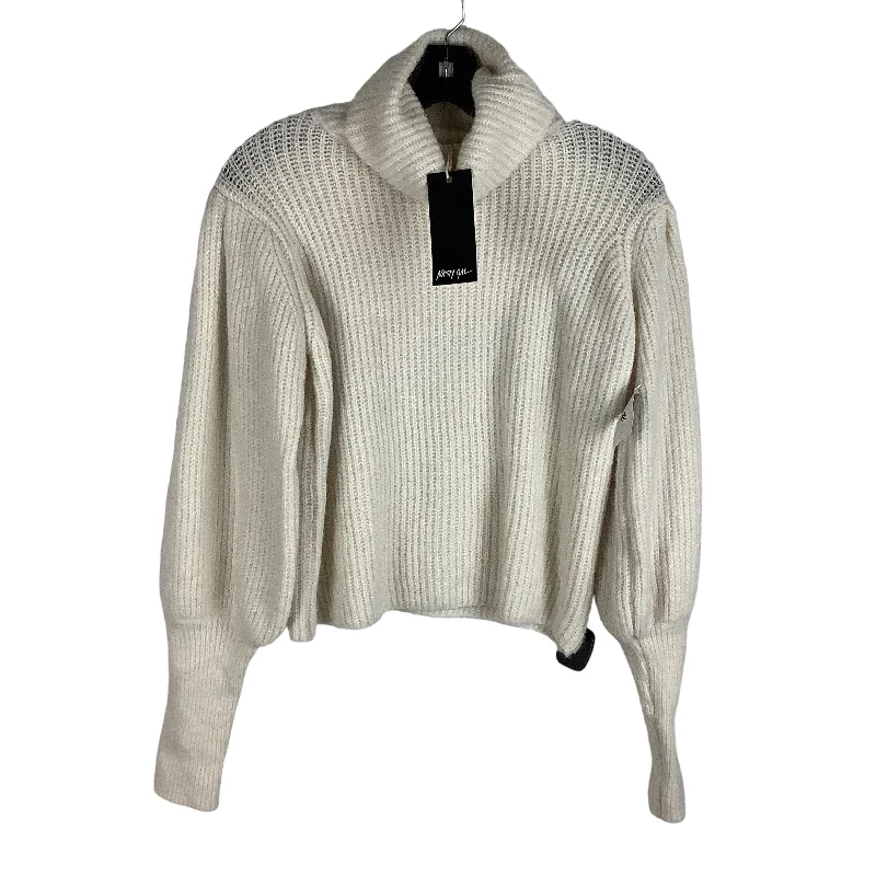 Sweater By Nasty Gal In Cream, Size: S/M