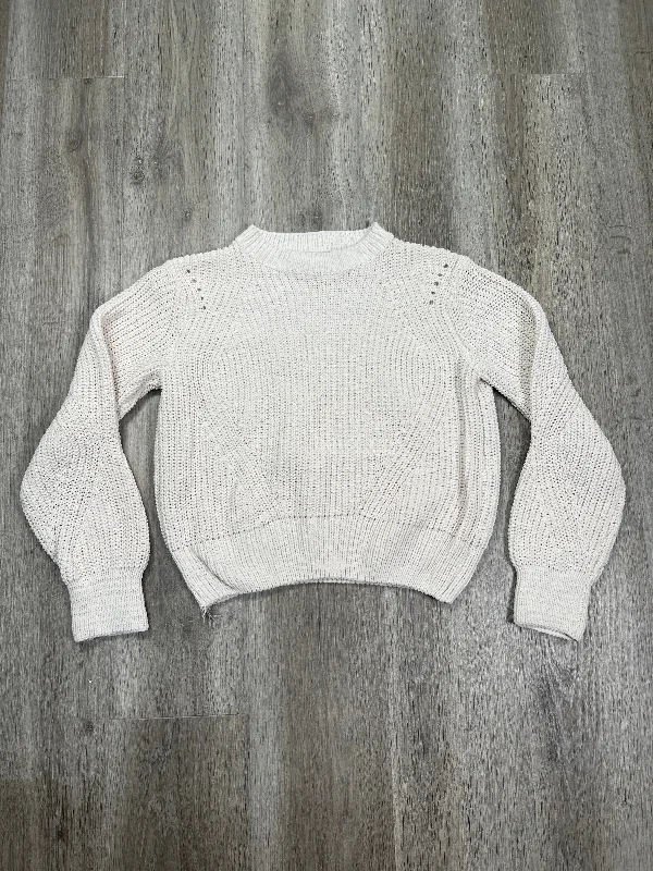 Sweater By Poof In Cream, Size: M