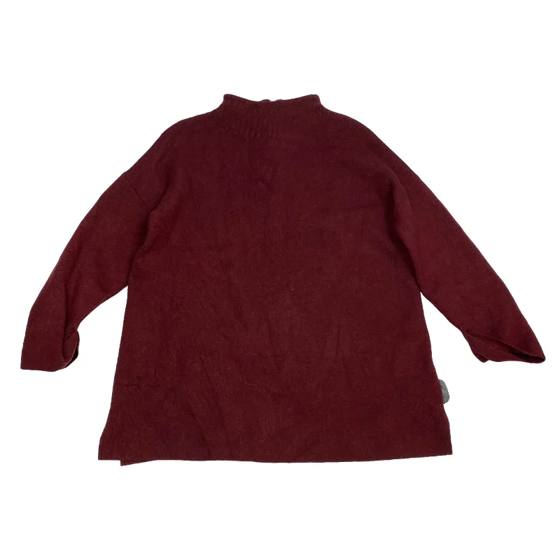 Sweater By Tahari By Arthur Levine In Red, Size: M