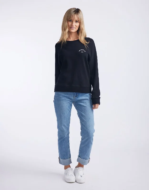 Le Marais Paris Sweat - Black/White