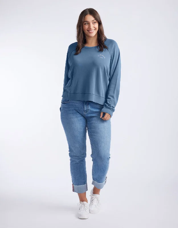 Le Marais Paris Sweat - Washed Slate/Sorbet