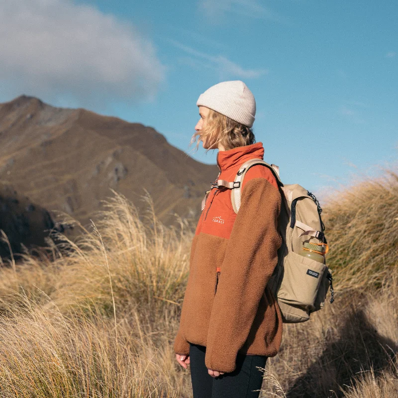 1/4 Zip Fleece Canyon Red