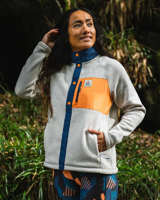 Women's Amber Recycled Polartec® Fleece - Vintage White