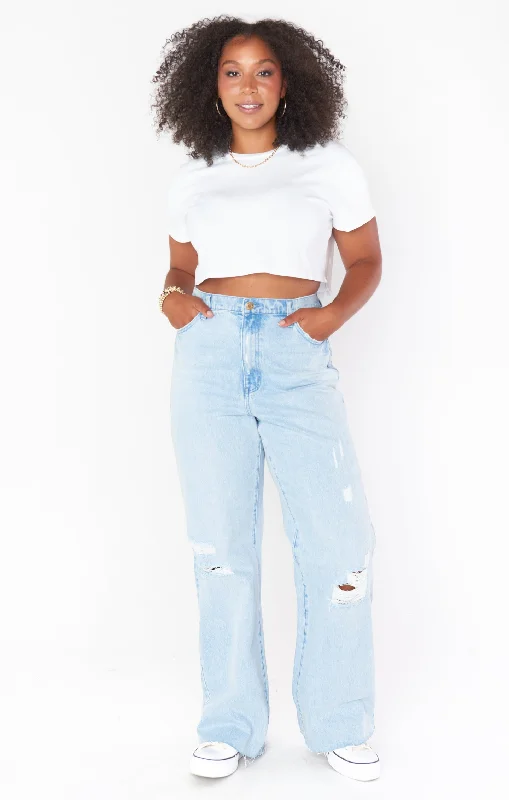 Basic Cropped Tee ~ White