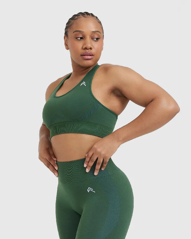 Classic Seamless 2.0 Bralette | Evergreen Marl